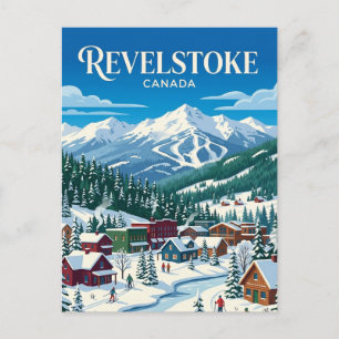 Revelstoke, British Columbia, Kanada Postkarte
