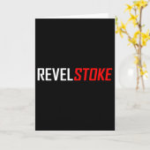 Revelstoke, British Columbia  Karte (Gelbe Blume)