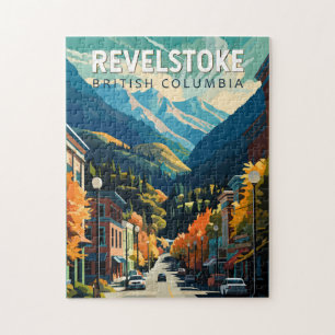 Revelstoke Kanada Reise Kunst Vintage Puzzle