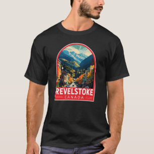 Revelstoke Kanada Reise Kunst Vintage T-Shirt