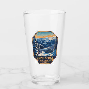 Revelstoke Kanada Winter Vintage Glas