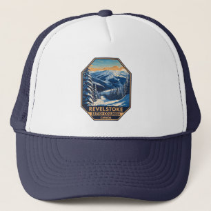 Revelstoke Kanada Winter Vintage Truckerkappe