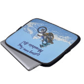 Revelstoke Ride - MotoX Racing in British Columbia Laptopschutzhülle (Vorne Knopf)