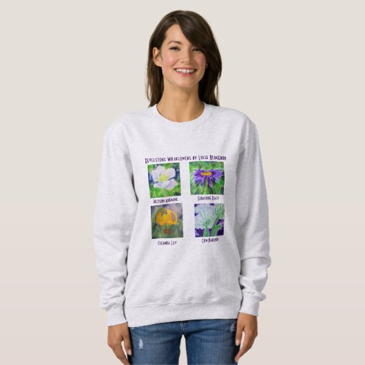 Revelstoke Wildblumen Sweatshirt (Vorne ganz)