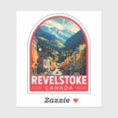Revelstown Canada Travel Art Vintag Aufkleber (Blatt)