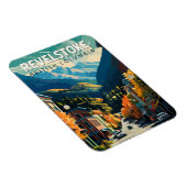Revelstown Canada Travel Art Vintag Magnet (Rechte Seite)