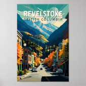 Revelstown Canada Travel Art Vintag Poster (Vorne)