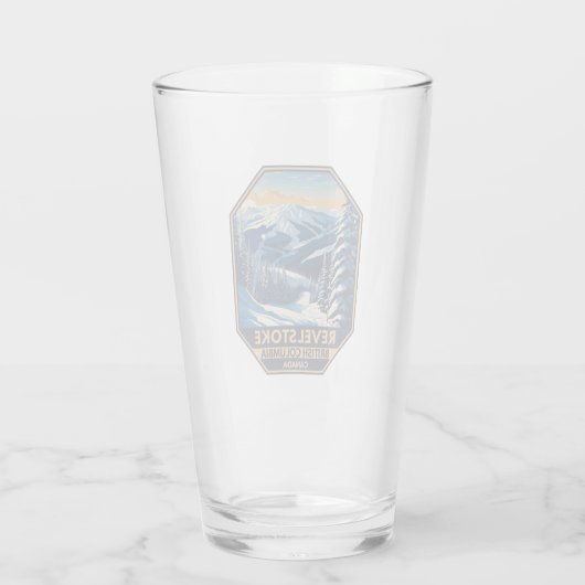 Revelstown Canada Winter Vintag Glas (Rückseite)