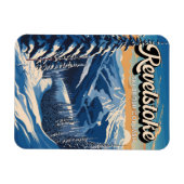 Revelstown Canada Winter Vintag Magnet (Horizontal)