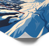 Revelstown Canada Winter Vintag Poster (Ecke)