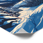 Revelstown Canada Winter Vintag Poster (Ecke)