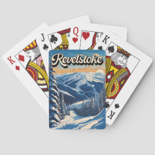 Revelstown Canada Winter Vintag Spielkarten