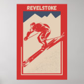Revelstown Sun Peaks British Columbia Canada Ski Poster (Vorne)