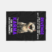 Revenge Can Be Bitter Sweet But If You Sit Back An Fleecedecke (Vorderseite (Horizontal))