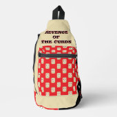 Revenge of the Curds Print Cut Sew Bag Crossbody Bag (Vorderseite)