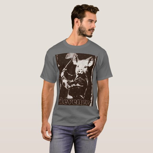 Revenge vegetariancaesium family retro T-Shirt (Vorne ganz)