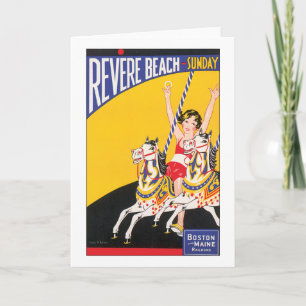 Revere Beach Sonntag Karte
