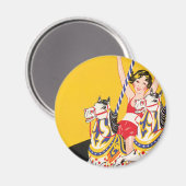 Revere Beach Sunday Magnet (Vorderseite/Rückseite)