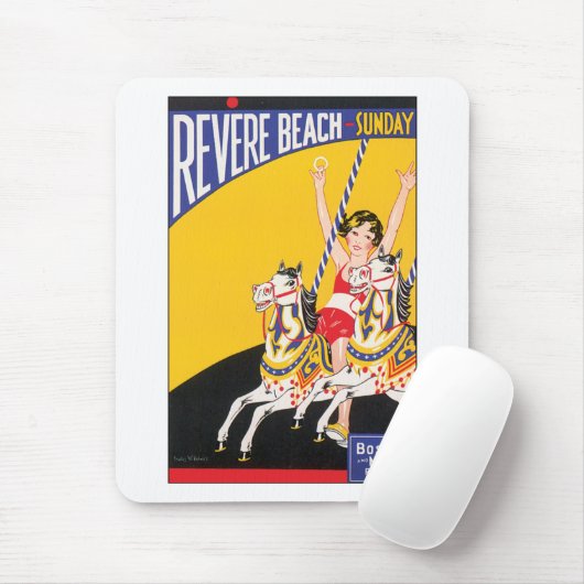 Revere Beach Sunday Mousepad (Mit Mouse)