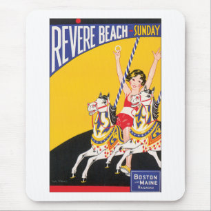 Revere Beach Sunday Mousepad
