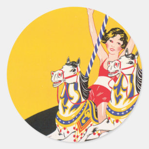 Revere Beach Sunday Runder Aufkleber