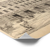 Revere House und Crosby Block in Brattleboro Poster (Ecke)