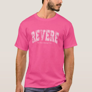Revere Massachusetts Vintag Retro US City Staat T T-Shirt