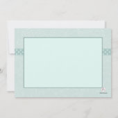 Revered Paisley Religiöse Einladung (Rückseite)