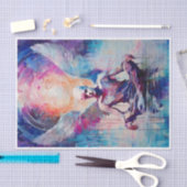 Reverence & Sunrise, Guardian Angel Paper Collage Seidenpapier (Handwerk)