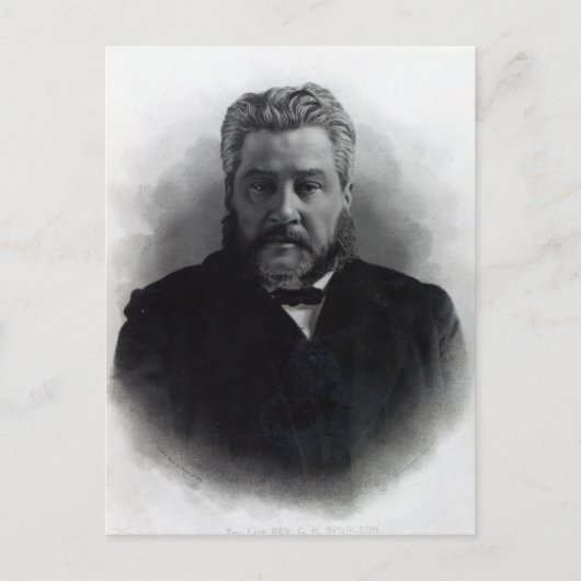 Reverend Charles Haddon Spurgeon Postkarte (Vorderseite)