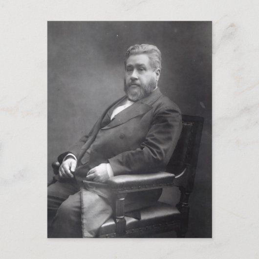 Reverend Charles Haddon Spurgeon Postkarte (Vorderseite)