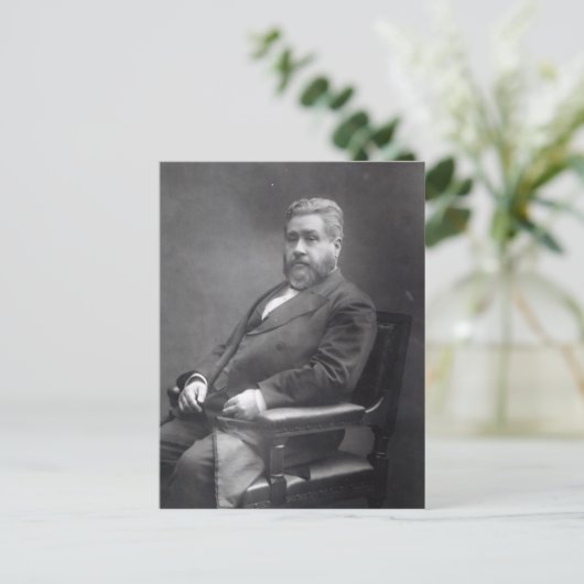 Reverend Charles Haddon Spurgeon Postkarte (Stehend Vorderseite)