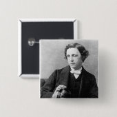 Reverend Charles L. Dodgson 1863 Button (Vorne & Hinten)