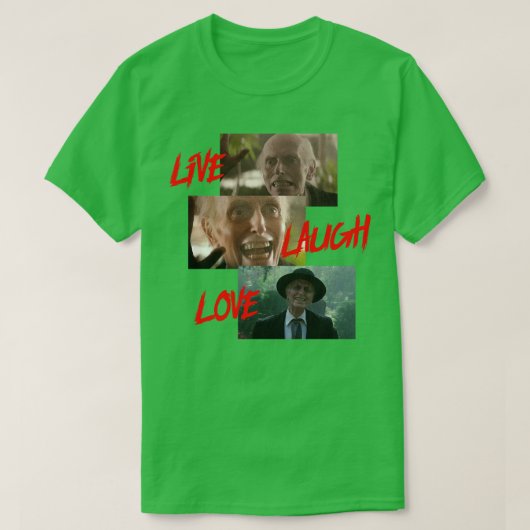Reverend Henry Kane Live Laugh Liebe T-Shirt (Design vorne)