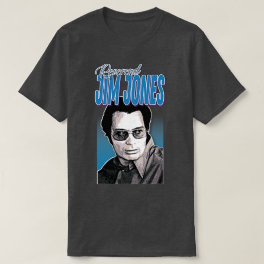 Reverend Jim JonesJonestown Massacre ästhetische T T-Shirt (Design vorne)