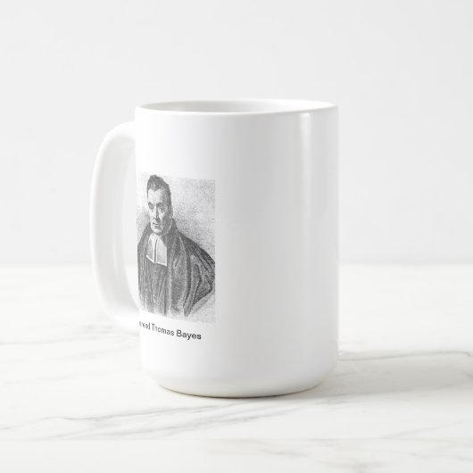 Reverend Thomas Bayes Coffee Mug Kaffeetasse (Vorderseite Links)