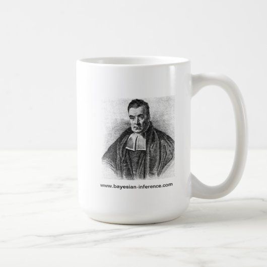 Reverend Thomas Bayes Coffee Mug Kaffeetasse (Rechts)