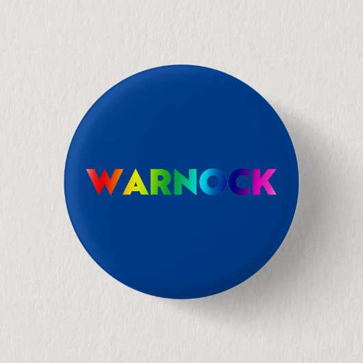 Reverend Warnock Georgia Senat Runoff Stolz lgbt Button (Vorderseite)