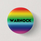 Reverend Warnock Georgia Senat Runoff Stolz lgbt Button (Vorderseite)