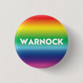 Reverend Warnock Georgia Senat Runoff Stolz lgbt Button (Vorderseite)