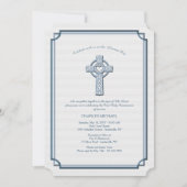 Reverent Cross Religious Einladung (Vorderseite)