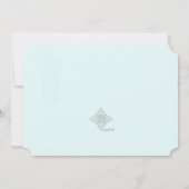 Reverent Cross Religious Foto Einladung (Rückseite)