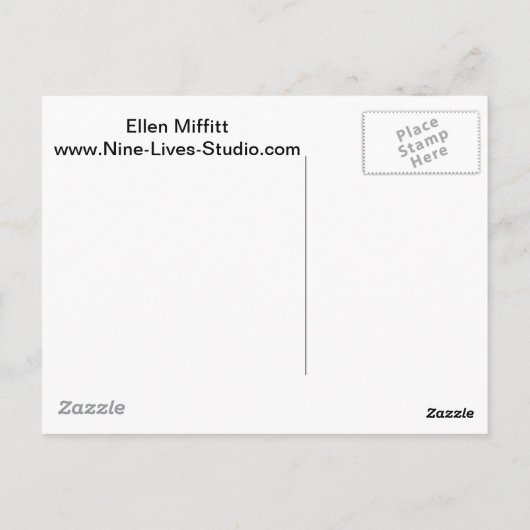 Reverenz, Enso Postkarte (Rückseite)