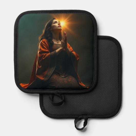 Reverenz Topflappen (Vorderseite/Rückseite)