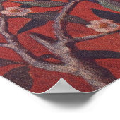 Reverie, 1908, farbenfrohe Sinti und Roma Girl Poster (Ecke)