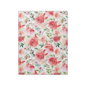 Reverie der viktorianischen Rose: Klassische Blume Notizblock (Rotiert)