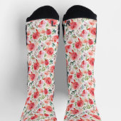 Reverie der viktorianischen Rose: Klassische Blume Socken (Oben)