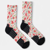 Reverie der viktorianischen Rose: Klassische Blume Socken (Rechts)