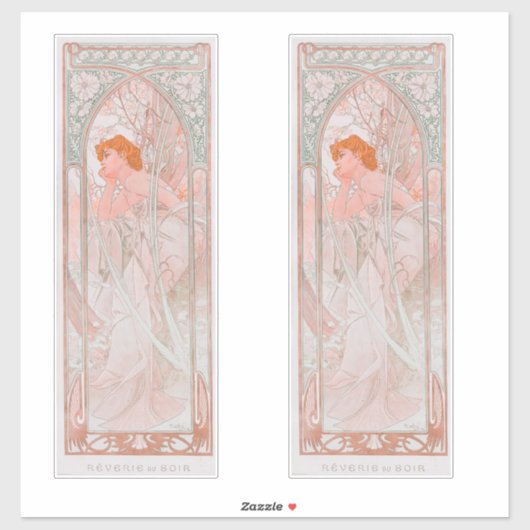 Reverie du Soir (1899) Aufkleber (Blatt)