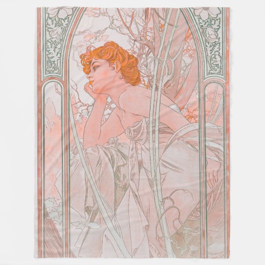 Reverie du Soir (1899) Fleecedecke (Vorderseite)